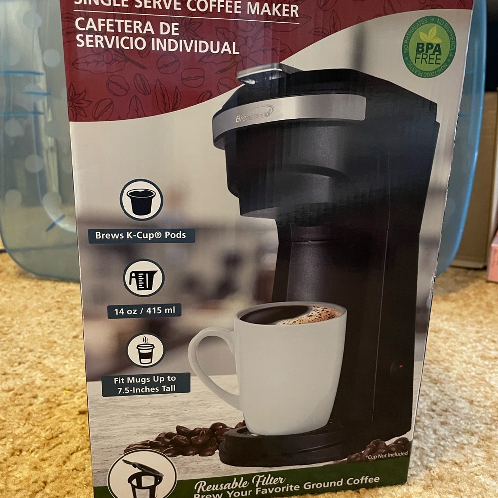 Black Single Serve Coffee Maker by BrewGenie